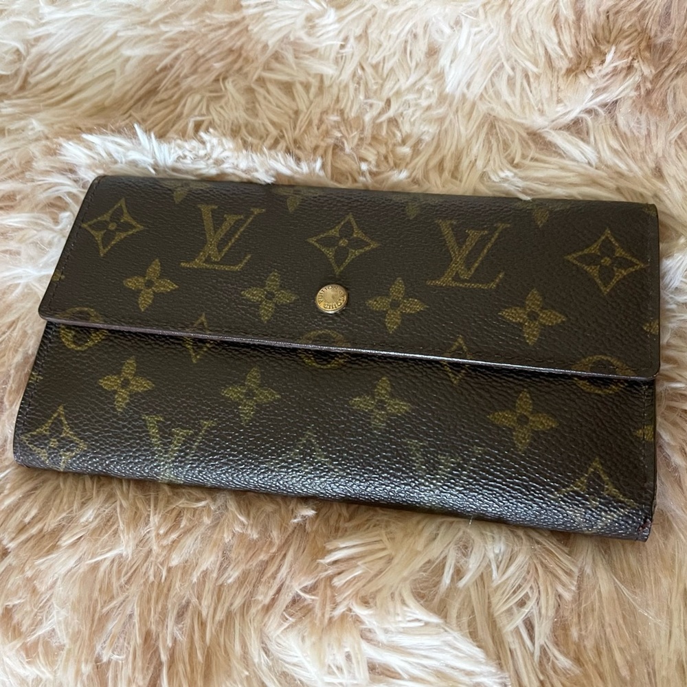 Louis Vuitton Monogram Porte Tresor International trifold Long Wallet